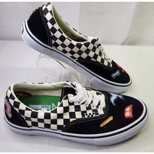 Vans Men's Skate Era Skateistan Checkerboard Canvas Suede Sneakers Shoes Size 10